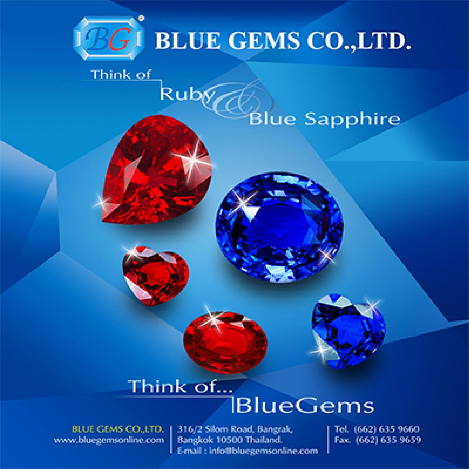 69th BANGKOK GEMS & JEWELRY FAIR BLUE GEMS CO., LTD.
